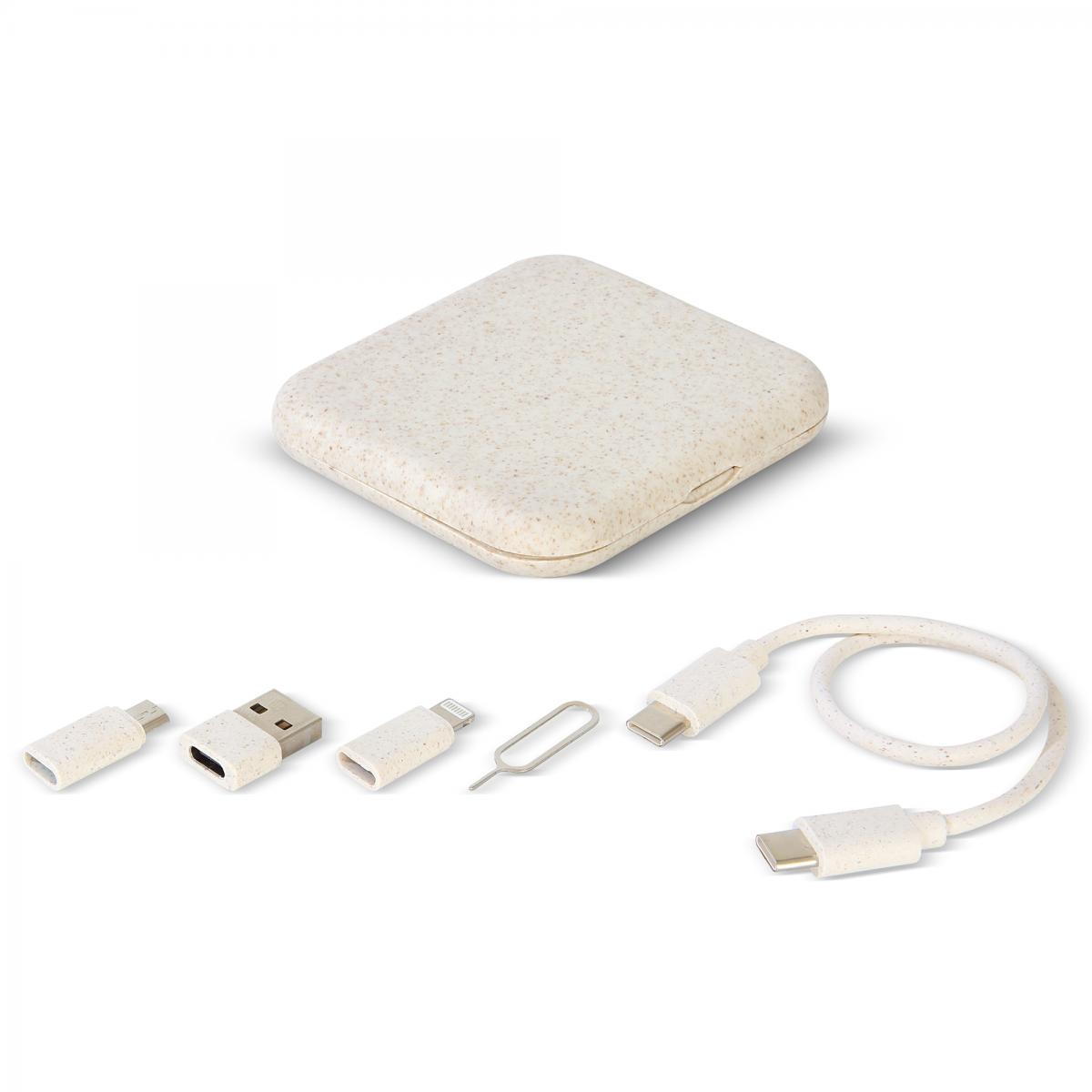 Dikdörtgen Çok Fonksiyonlu Taşınabilir Kablo Seti