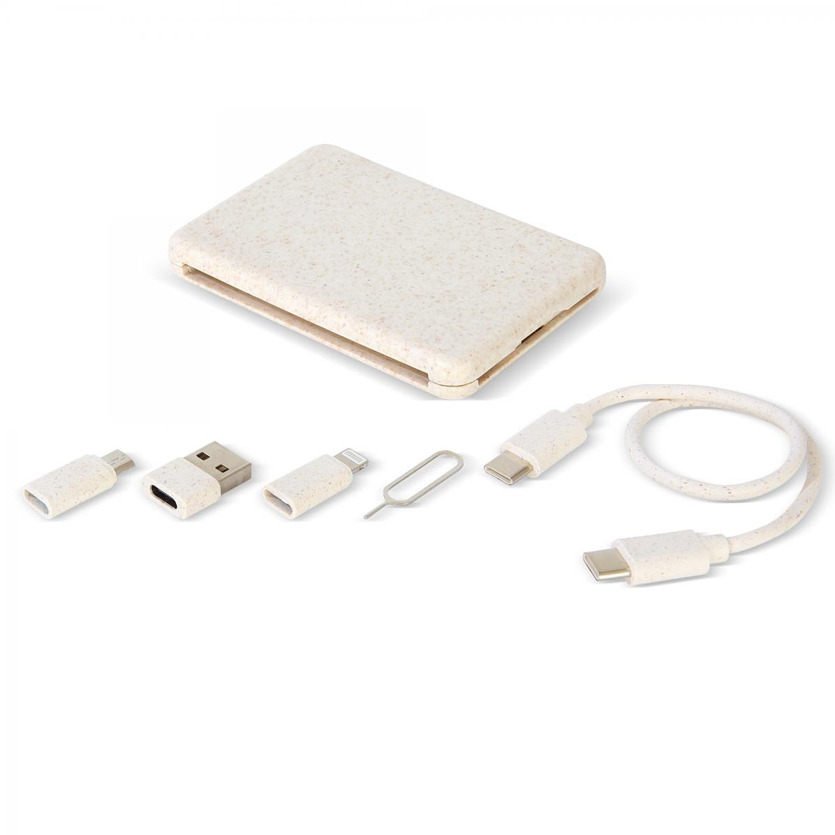 Dikdörtgen Çok Fonksiyonlu Taşınabilir Kablo Seti