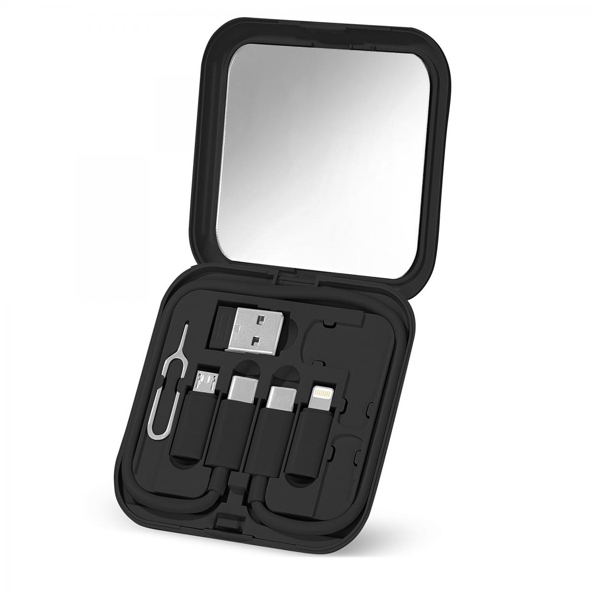 Aynalı Çok Fonksiyonlu Taşınabilir Kablo Seti