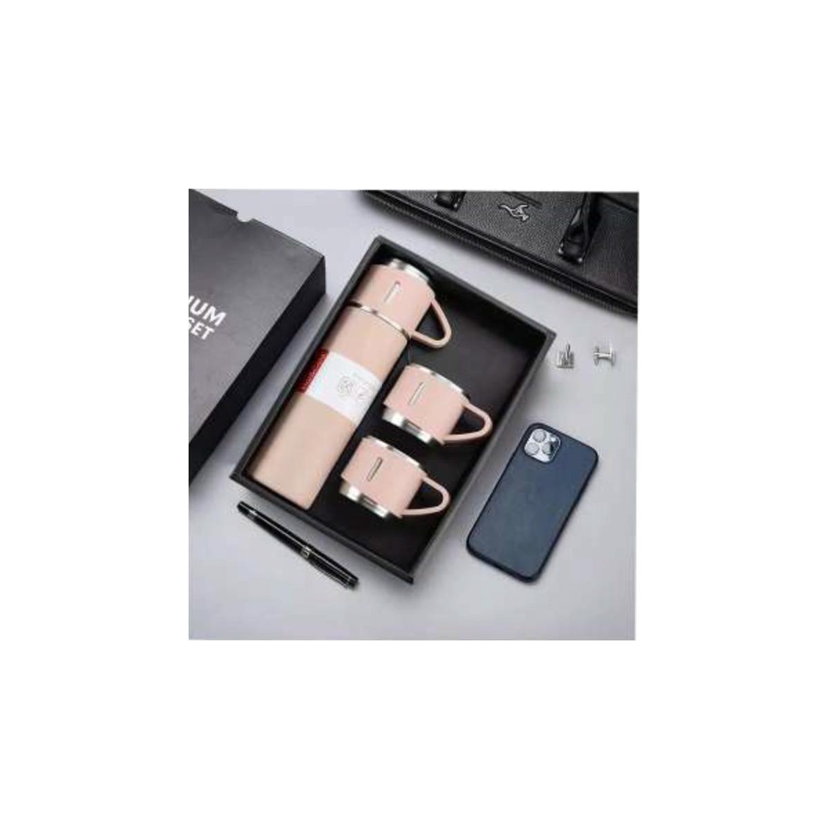 Kutulu Çelik Termos Set 500 ML