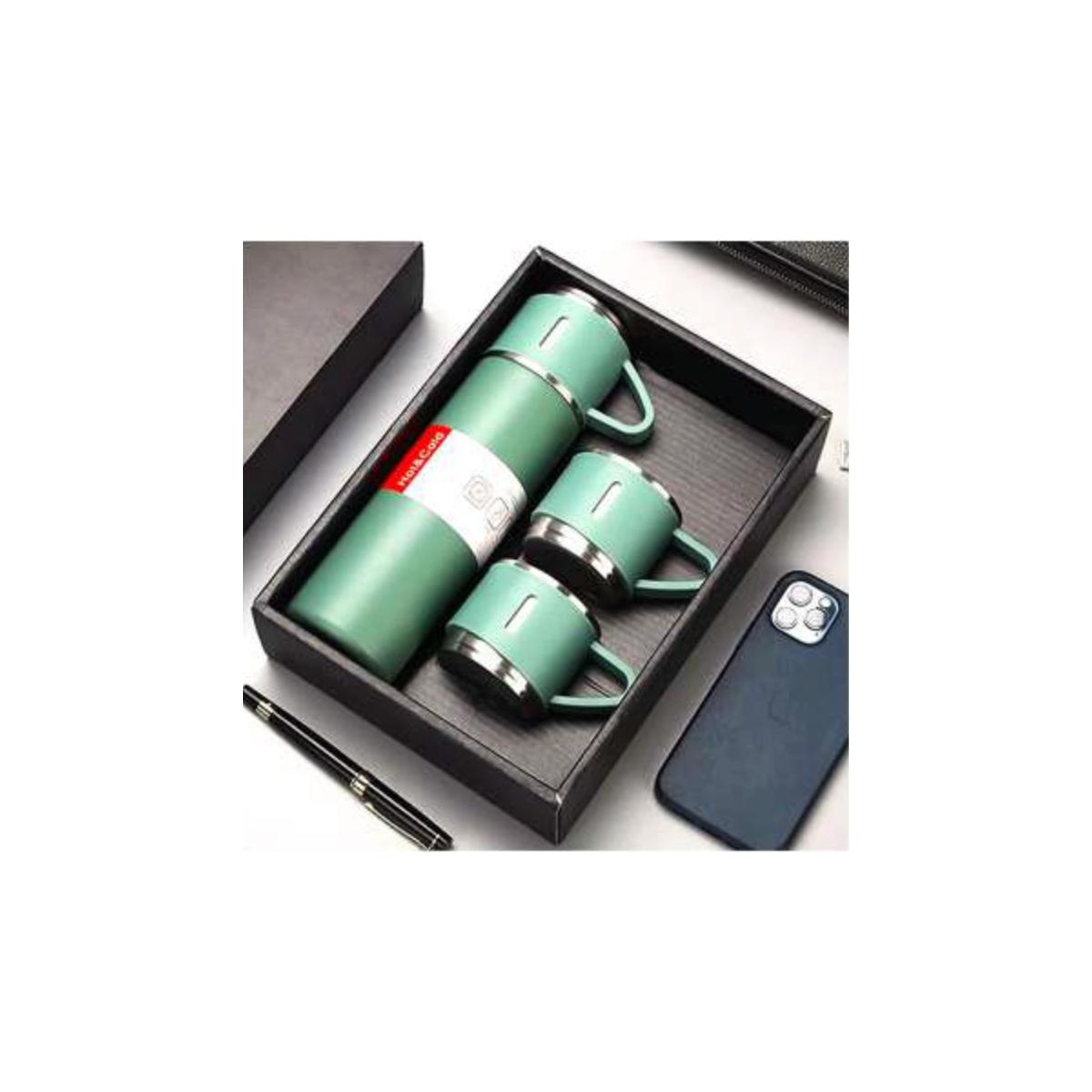 Kutulu Çelik Termos Set 500 ML