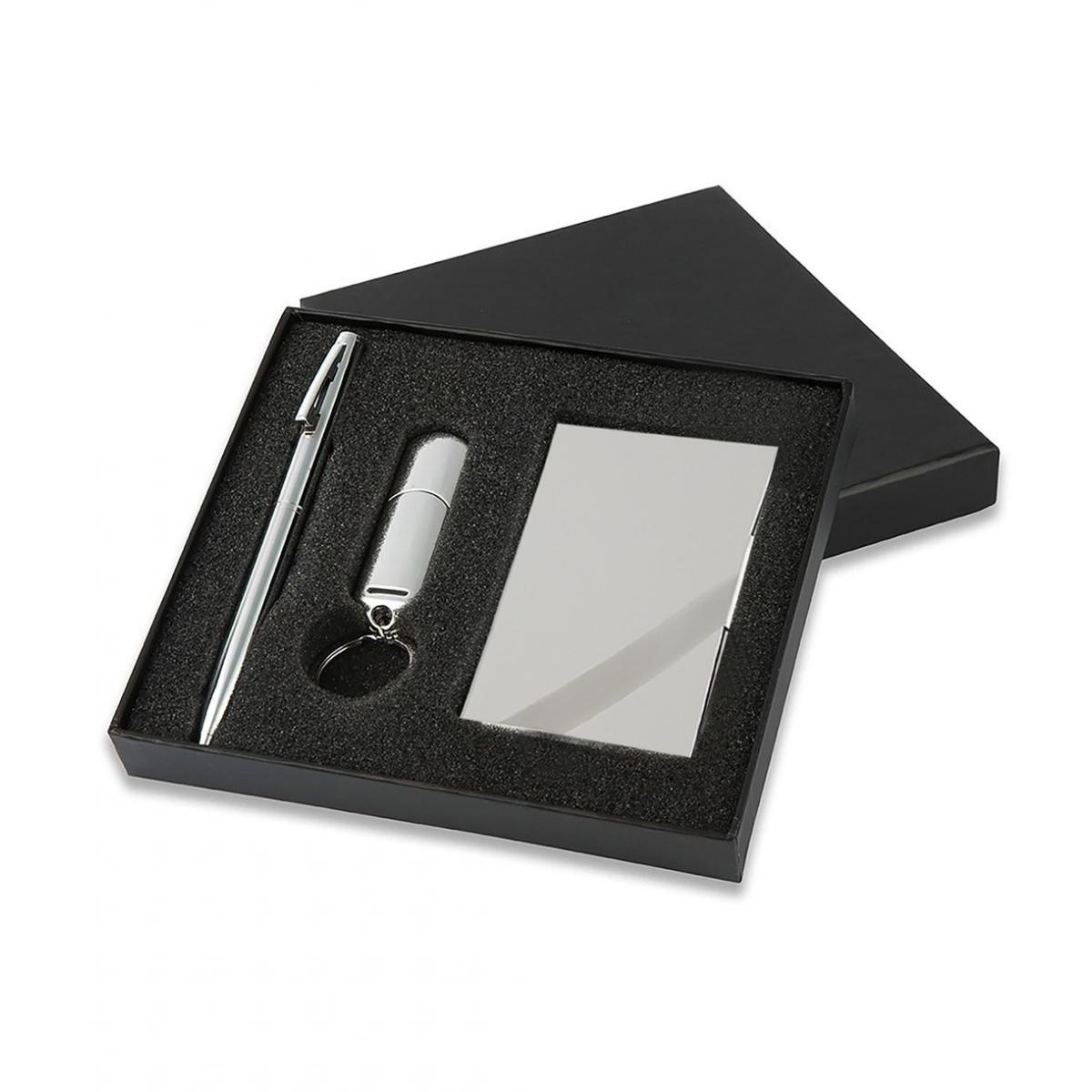 BYL 09 Set: Kartvizitlik - Kalem - USB Bellek 32GB