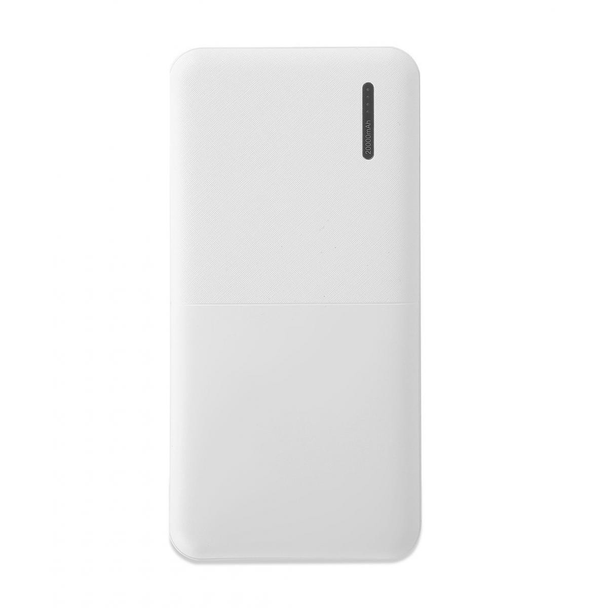 BayCHIP  Beyaz Powerbank 20000 mAh Hızlı Şarj